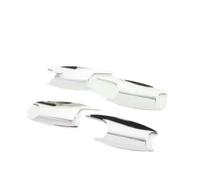 JUNOOS Pour Mercedes Pour Benz Classe C W205 GLC X253 Classe E W213 À Conduite À Gauche Autocollant Poignée Porte Extérieure Voiture(Silver door bowl)