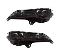 JUNOOS Pour Toyota Pour Yaris 2017-2019 Clignotant LED Réflecteur Feu Arrière Feu Antibrouillard Arrière Pare-chocs Freinage Clignotants (Smoke Cover)