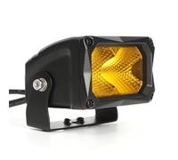 JUNOOS Pour Voiture SUV Tout-terrain Camion ATV UTV Moto 10-80 V 3,5 Pouces Blanc Jaune Spot Projecteur Travail Tête Brouillard Conduite Lumière (Yellow 1)