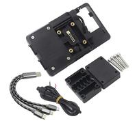 JUNOOS pour XMAX300 XMAX250 XMAX125 XMAX400 Support De Téléphone Avant pour Moto Support De Plaque De Navigation pour Téléphone Support Navigation pour Moto(2)