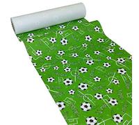 JUNOPAX 47930827 Rouleau de Chemin de Table en Papier Motif Ballons de Football 50 x 0,40 m