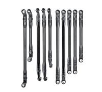 JUNPIY 10 pièces/lot biellettes en Alliage Kit Non assemblé 3 Types rotule 1:10, for Axial, for SCX10 90046 RC pièces de Voiture sur chenilles Biellette de Bras de Suspension