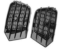 JUNPIY Aileron de calandre en maille 2x couverture phare antibrouillard avant voiture grille nid d'abeille, for Q3 2016 2017 2018 Insert de calandre de phare antibrouillard avant de voiture