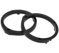 JUNPIY Anneau d'espacement de Haut-Parleur Tweeter Adaptateur d'espacement de Haut-Parleur de Voiture, for Odyssey 2009-2021 Portes Avant arrière ABS Noir Étanche Bague d'espacement pour Haut-Parleur