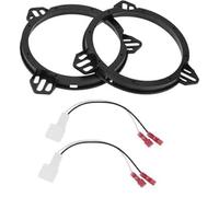 JUNPIY Bague d'espacement de Haut-Parleur Adaptateur d'espacement de Haut-Parleur Tweeter, for Toyota, Celica 2000-2005 Étanche Noir 2 Ensemble Bague d'espacement pour Haut-Parleur