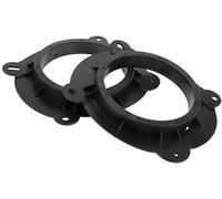 JUNPIY Bague d'espacement de Haut-Parleur Tweeter Adaptateur d'espacement de Haut-Parleur Voiture, for Toyota, Avalon 2019-2023 Portes arrière ABS Noir Étanche Bague d'espacement pour Haut-Parleur