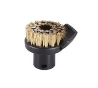 JUNPIY Brosses de nettoyage rondes avec grattoir for nettoyeur vapeur SC1 SC2 SC3 SC4 SC5 SC7 CTK10 Accessoires Poils en fil nylon/cuivre Accessoires pour nettoyeurs vapeur(Copper Wire Brush1Pc)