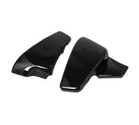 JUNPIY Caches latéraux de Batterie de Moto Gauche Droite Noir/Chrome carénage de Protection VLX600 VT600 C CD Shadow Steed VT400 1999-2008 Cache latéral de Moto(Schwarz)