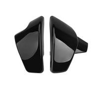 JUNPIY Couvercles latéraux de Batterie de Moto Gauche Droite carénage Noir Protection VLX600 VT600 C CD Shadow Steed VT400 1999-2008 2007 Cache latéral de Moto