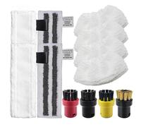 JUNPIY For nettoyeur à vapeur portatif Easyfix SC2 SC3 SC4 SC5, tampon de nettoyage en microfibre, pièces chiffon, têtes balai, accessoires tissu Accessoires pour nettoyeurs vapeur(Set-25)