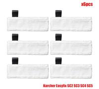 JUNPIY Housse de protection en microfibre for aspirateur à vapeur EasyFix SC2 SC3 SC4 SC5, tête brosse, grattoir verre Accessoires pour nettoyeurs vapeur(Set13)