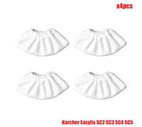 JUNPIY Housse de protection en microfibre for aspirateur à vapeur EasyFix SC2 SC3 SC4 SC5, tête brosse, grattoir verre Accessoires pour nettoyeurs vapeur(Set12)