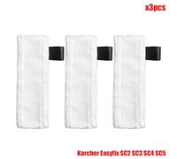 JUNPIY Housse de protection en microfibre for aspirateur à vapeur EasyFix SC2 SC3 SC4 SC5, tête brosse, grattoir verre Accessoires pour nettoyeurs vapeur(Set15)