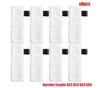 JUNPIY Housse de protection en microfibre for aspirateur à vapeur EasyFix SC2 SC3 SC4 SC5, tête brosse, grattoir verre Accessoires pour nettoyeurs vapeur(Set11)