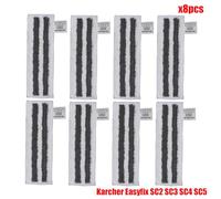 JUNPIY Housse de protection en microfibre for aspirateur à vapeur EasyFix SC2 SC3 SC4 SC5, tête brosse, grattoir verre Accessoires pour nettoyeurs vapeur(Set10)