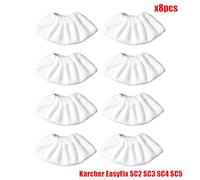 JUNPIY Housse de protection lavable en microfibre for aspirateur à vapeur EasyFix SC2 SC3 SC4 SC5 Accessoires pour nettoyeurs vapeur(Set7)