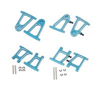 JUNPIY Jeu de Bras oscillants de Bras de Suspension Avant et arrière en métal, for Tamiya, for Voiture TT-01 TT01 TT-01E TT01E 1/10 RC 8 pièces Biellette de Bras de Suspension