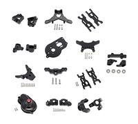 JUNPIY Kit de pièces de Mise à Niveau en métal, Ensemble de Bras de Suspension d'articulation de Direction, for Losi, for pièces de Mise à Niveau de Camion RC 1/18 Mini-T 2.0 2WD Biellette de Bras de