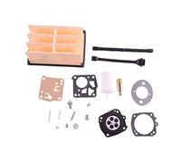 JUNPIY Kit de réparation de carburateur de conduite d'huile de filtre à air 501544102 503447203, for Husqvarna, 261 262XP 262XPH 268 272 272XP 394XP Filtre à air pour tondeuse à gazon