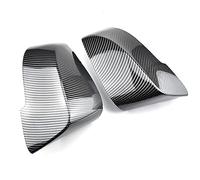 JUNPIY Rearview Mirror Covers, for, 5 Series F10 F11 Lci 2014-2017 Caps Replacement Side Rear-View Carbon Fiber Gloss Black Coque de rétroviseur latéral(Carbon Fiber Pattern)