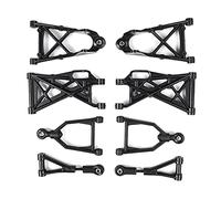 JUNPIY Suspension Avant et arrière renforcée, for 1/5 RV KM, for HPI, for Baja 5B 5T 5Sc, Kit de Bras Avant et arrière Biellette de Bras de Suspension