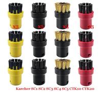JUNPIY Tête de brosse puissante buse accessoires aspirateur à vapeur portatif SC1 SC2 SC3 SC4 SC5 SC7 CTK10 CTK20 pièces Accessoires pour nettoyeurs vapeur(Set-1)