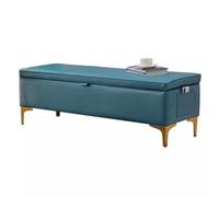 Junpllvic Banc Ottoman d'entrée avec Rangement et Assise, Long Banc de Rangement pour Chambre à Coucher, Coffre rembourré pour Salon