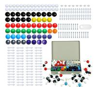 JUNSHUO 240PCS Modèle de Structure Moléculaire, Expérience Interactive et Pratique, Kit de Molécules Organiques pour Enseignants Étudiants Scientifiques Classe de Chimie, Kit de ModèLe Moléculaire