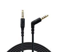 Junsi Câble de casque principal TRRS vers TRRRS 3,5 mm compatible avec casque de jeu SteelSeries Arctis Nova Pro, GameDAC Gen 2-1,5 m