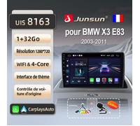 Junsun 1Go 32Go WIFI adaptateur autoradio pour BMW X3 E83 2003 2004 2005 2006-2011 accessoire autoradio android voiture carplay GPS