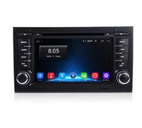 Junsun Autoradio pour AUDI A4 Autoradio pour Audi A4 B7 B6 S4 RS4 SEAT Exeo Navigation GPS, cartes, Bluetooth, mains libres, 2x USB, Microphone (intégré), MIRROR LINK