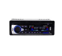 Junsun Autoradio universel 1din avec Bluetooth, USB, AUX, lecteur de carte mémoire, connecteur ISO, télécommande, microphone intégré - Mains libres