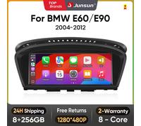 Junsun-Limitation de l'autoradio Android Auto, CarPlay pour Apple BMW Série 5, E60, E61, E63, E64, BMW Série 3, E90, E91, E92, E93 4G 2-32GB CIC