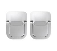 Junterone 1 Paire de Mini Pattes Invisibles en Aluminium pour Soulever le Laptop, Support pour Clavier avec Adhésif Auto-Collant et Pliable pour Refroidir le Laptop. Convient Aux Laptops de 12 à 17 Po