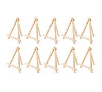 Junterone 10 Chevalets en Bois Trépied 9 Pouces, Chevalet de Fête de Peinture, Chevalets de Table pour Enfants Étudiants pour la Peinture