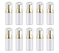 Junterone 10 Pièces Mini Bouteilles Vides de Pompe à Savon Liquide Moussant Bouteille en Mousse 60ML Bouteilles de Nettoyant pour les Cils