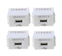 Junterone 128 Type 2.1A Panneau de Chargement pour Téléphone Portable Module d'alimentation USB 220 V à 5 V Adaptateur USB Module de Commutation Lot de 4