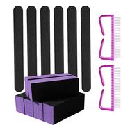 Junterone 14 PièCes SéRies/Set de Manucure à Ongles Brosse Grain de Polissage pour Tampon de à Ongles en Gel UV