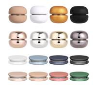 Junterone 16 Pièces Épingles Magnétiques pour Hijab, Boutons Magnétiques Polyvalents pour Hijab Broche Colorée sans Épingles Fermoir Magnétique pour Écharpe Épingles Hijab
