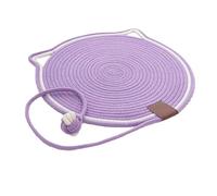Junterone 2 Pièces Corde de Coton Chat Griffoir Conseil Chat Griffoir Tapis Lit Tapis Griffe Aiguiseur Grattoirs pour Chat Meulage Tampon à Ongles, A