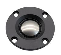 Junterone 2Pcs 2 Pouces 52MM Tweeter Haut-Parleur Audio 4 Ohm 12W Titane Film Haut-Parleur Aigu Dôme Néodyme Mini Haut-Parleur