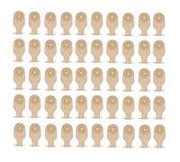 Junterone 50 Pièces de Stomie Pochettes Vidables en une Seule Pièce pour Colostomie Iléostomie Soins de Stomie 20-60mm de Colostomie avec Valve de Vidange