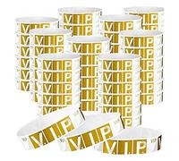 Junterone 500 PièCes Bracelets VIP Bracelets D'éVéNement LéGers Bracelets de FêTe PersonnaliséS Brassard éTanche Coloré