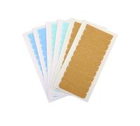 Junterone 6 Pièces de D'Extension de Perruque Sans Couture, de Remplacement de Colle Bleue, Adhésif Double Face Imperméable et Résistant à