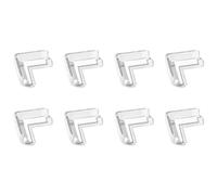Junterone 8 Pièces Transparent Anti-Collision Angle PVC Pad Sécurité Enfant Coin Anti-Collision Protecteur Coin de Table