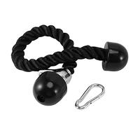 Junterone À Toute éPreuve Corde Triceps 27 Pouces Tirer vers Le Bas CâBle de Fitness Machine D'Attachement Recouvert Corde en Nylon avec Mousqueton