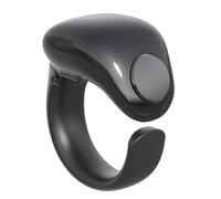 Junterone Anneaux Intelligents Tasbih Anneaux Compteur Bluetooth Compteur de Doigt Électronique APP Support Étanche Compteur de Doigt à 4 Chiffres Noir