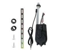 Junterone Antenne Télescopique Automatique à Énergie Électrique Antennes Extérieures de Véhicule 12 V Universelles Étanches pour Voiture SUV AM FM Radio