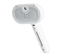 Junterone Brosse à Vapeur pour Animaux de Compagnie,Brosse à Vapeur pour Animaux de Compagnie 4-En-1, Auto-Nettoyante,Brosse à Vapeur pour Animaux de Compagnie, Nettoyeur à Vapeur pour Animaux de Comp
