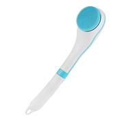 Junterone Brosse de Bain ÉLectrique de Poche MéNage ÉTanche Rechargeable Massage Corps Brosse Longue PoignéE Frotter le Dos,A